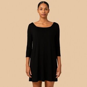 Old Navy Classic Black 3/4 Sleeve Mini Dress Size XL